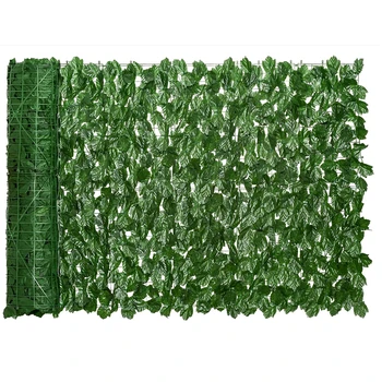 Umelé Leaf Plot 300x50cm Faux Zabezpečenie Panel Súkromie Ivy Leaf Plot Displeja pre Vonkajšie Záhrada, Terasa, Veranda Palube Balkón Dekor