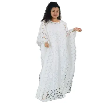 Super Šaty Nový Štýl Afrických Žien, Oblečenie Dashiki Abaya Čipky Organza Cheongsam Dlhé Šaty Lady Vnútri Sukne 2 Dielna Sada
