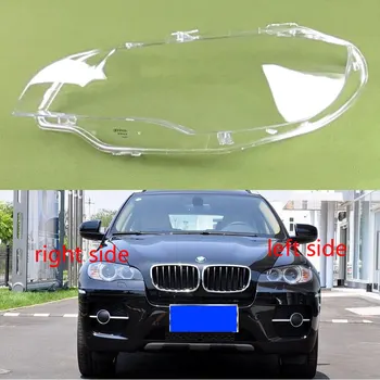 Pre BMW X6, E71 2008 2009 2010 2011 na roky 2012-2014 Svetlometov Kryt Priehľadný Svetlomet Shell Plexisklo Nahradiť Originálne Tienidlo