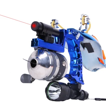 Silné gumičky, LED Red Dot Prak Lov Rybolov Prak Profesionálne Rýchlo Luk Vonkajšie Špeciálne Pre Lov