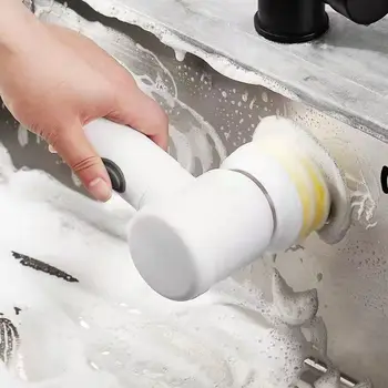 Elektrické Točiť, Práčky, Elektrické Čistiaca Kefka s 3 sensiflex Kúpeľňa Nabíjateľná Vydrhnite Kefou Sprcha Práčky pre Kuchyňa