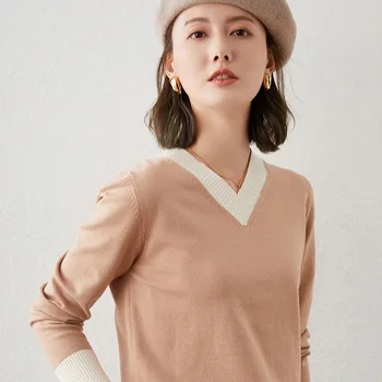 2021 módne sveter Pulóver tvaru ženského cashmere sveter bežné pletený pulóver ženy's sveter top jeseň a v zime