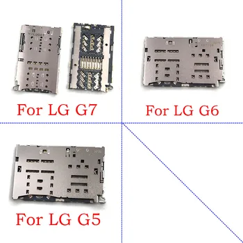 Čítačkou SIM Kariet Držiteľ Slotu Čítačky pamäťových kariet Pre LG G3 G4 G5 G6 G7 V10 V30