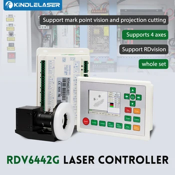 KINDLELASER RuiDa RDV6442G CCD CO2 Malé Videnie Rezanie Laserom & Rytie Systém Kontroly Označte Bod Rezanie Rytec Stroje