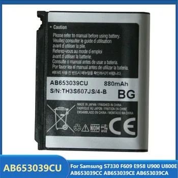 Originálne Náhradné Batérie Telefónu AB653039CU Pre Samsung S7330 F609 E958 U900 U800E AB653039CC AB653039CE AB653039CA 880mAh