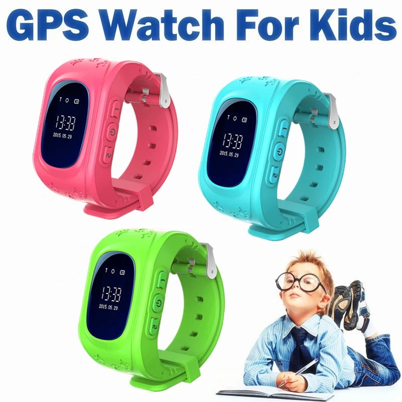 Deti GPS Hodinky Tracker Dieťa GPS LBS Polohy Anti Stratil SOS IOS Android Telefónu SIM Watch deti Inteligentné hodiny Q50 1pcs Obrázok 0