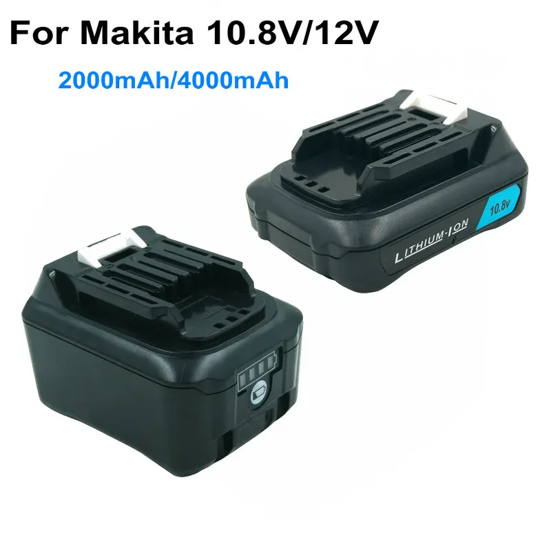 BL1020 BL1040 12V 10.8 V 2000mAh/4000mAh Li-ion Power Tools Nabíjateľná Batéria pre Makita BL1016 BL1015 BL1041 BL1021 DF331D Obrázok 0