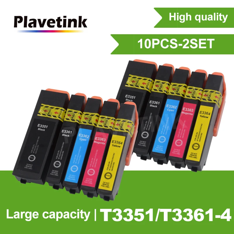 Plavetink Ink Cartridge pre Epson 33XL T3351 T3361 T3362 T3363 T3364 Expression Premium XP 530 540 630 635 640 645 830 900 XP710 Obrázok 0