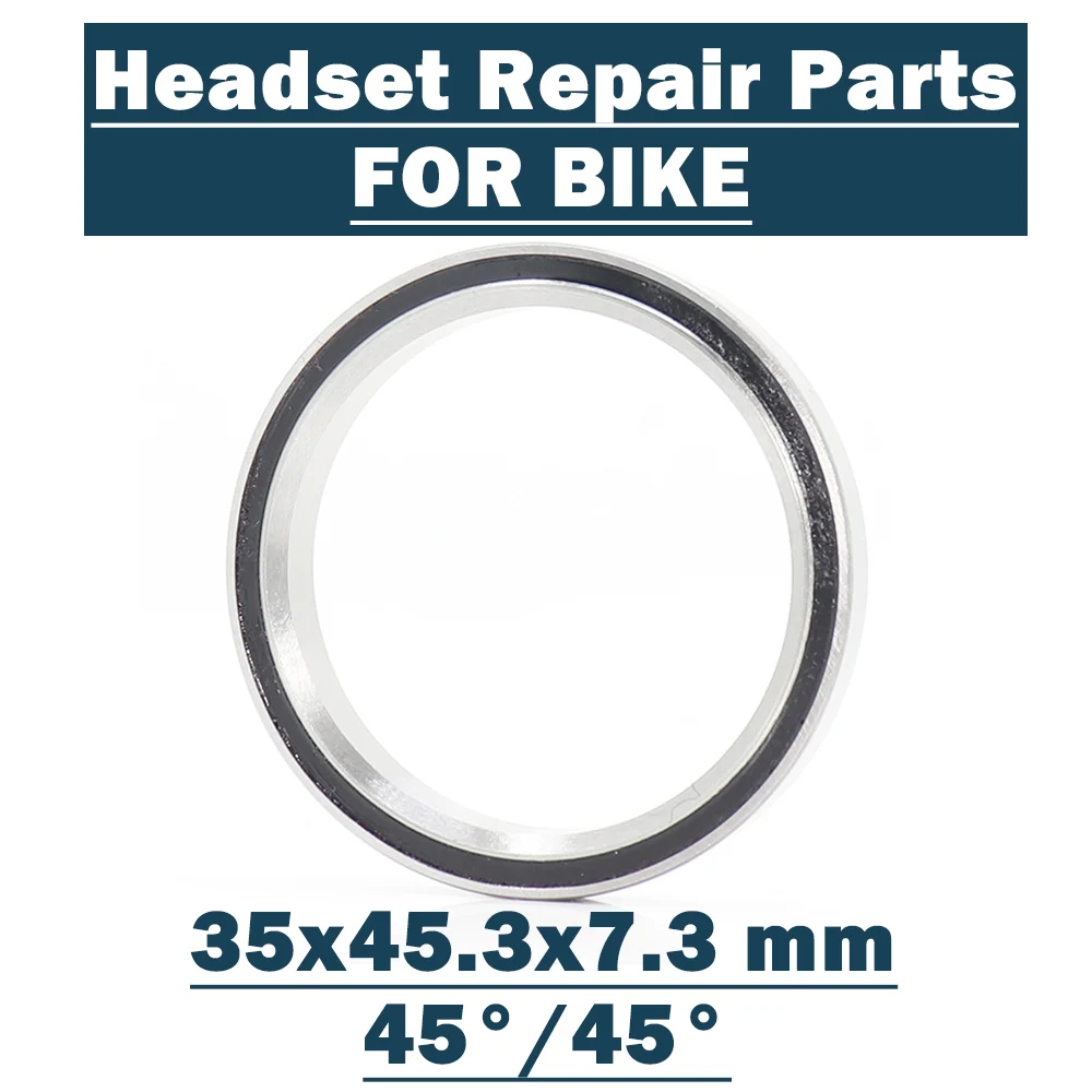 ACB453H7.3 Cestný Bicykel Headset Ložiská 35*45.3*7.3 mm ( 1 ks ) 45/45 Stupeň chrómová Oceľ Zúžené Hornej Dolnej ACB Ložiská Nastaviť Obrázok 0