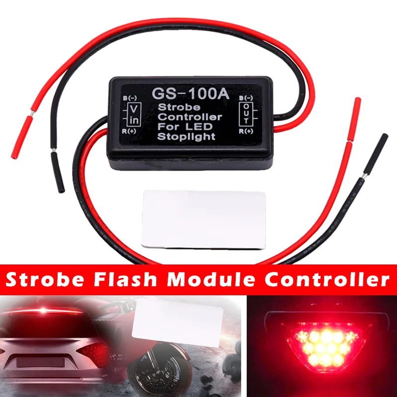Smart Flash Blesk Radič Box Flasher Modul pre LED Brzdové Chvost Svetlo Stop Obrázok 0