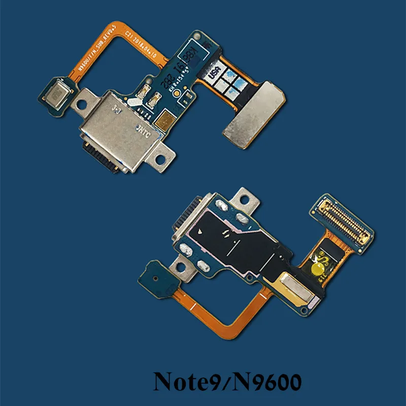 Originálne USB Nabíjací Port Flex Kábel Pre Samsung Galaxy Note9 SM-N9600 N960D/F/U USB Konektor Nabíjačky Rada Nabíjací Dock Konektor Obrázok 1