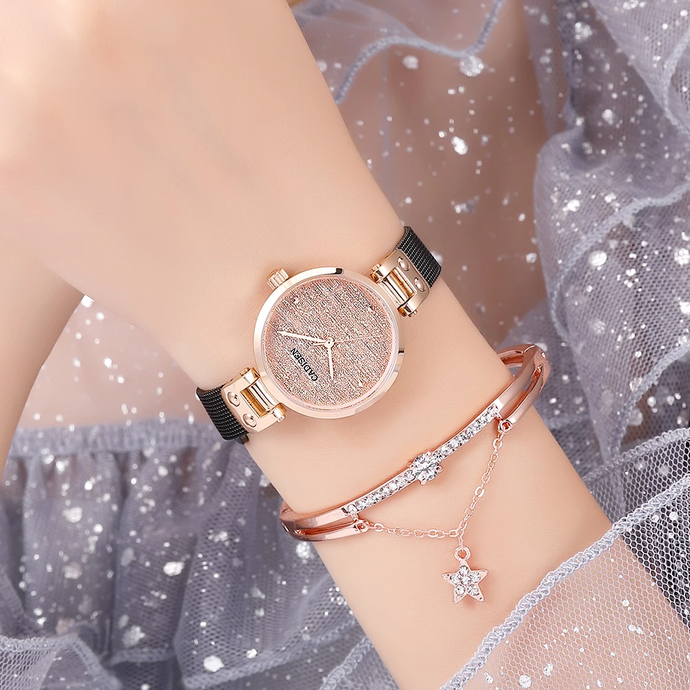 CADISEN 2021 Nové dámske Hodinky Dámske Luxusné Značky Sledujte Fashion Lady Quartz Hodinky Zlaté Sapphire Crystal Dial Reloj Mujer Obrázok 1