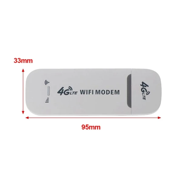 4G LTE USB Wifi Modem 3G, 4G USB Dongle Auto Wifi Router Sieťový Adaptér s Slot Karty Sim Obrázok 1