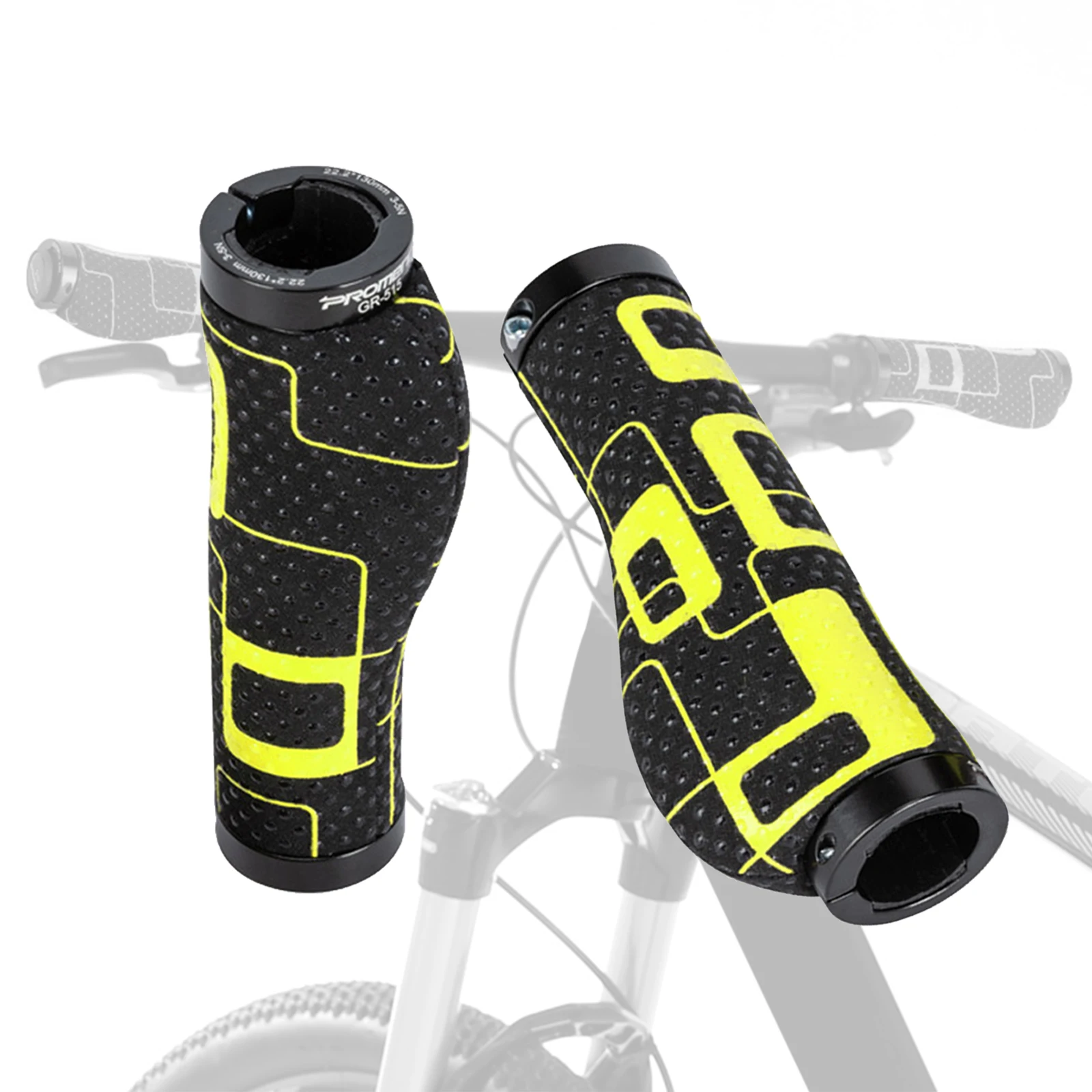 1 pár silikónový protišmykový bicyklov, rukoväte Pohodlné riadidlá sú špeciálne navrhnuté pre horský bicykel na koni Obrázok 1