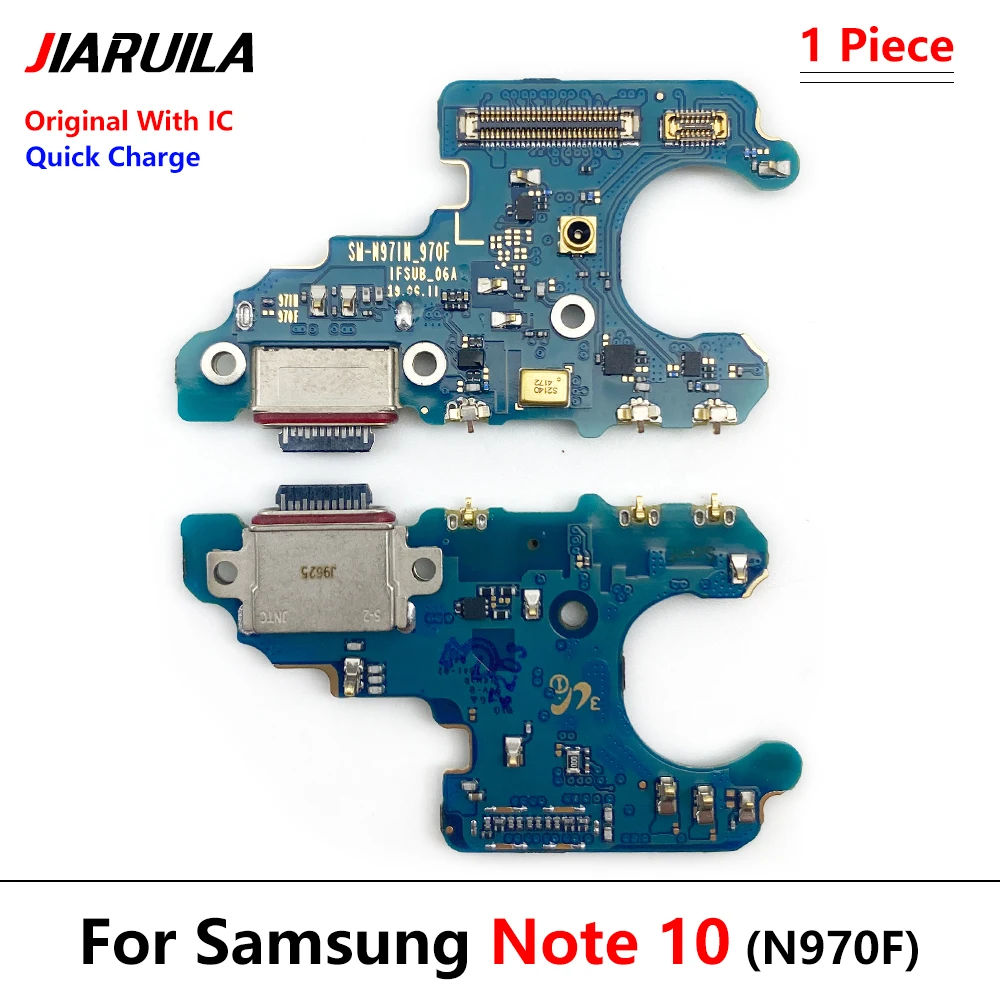 Originál Nabíjačku USB Nabíjací Port Flex Kábel Dosky S Mic Pre Samsung Poznámku 10 Lite N770F Poznámka 10 Plus N976B N970F Obrázok 2
