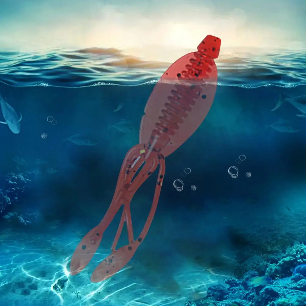 10Pcs 65mm/0,8 g Rybárske Lure Mini Simulované Flexibilné Opakovane Morský Rybolov Squid Octopus Sukne Červ Swimbait Rybársky Výstroj Obrázok 2