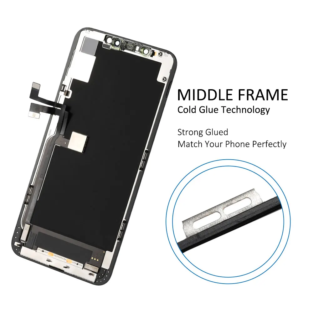 Triedy Pre iPhone 11 Pro Max OLED 12 Pro Max 12 Mini Incell Obrazovke LCD Náhradné Displej S 3D Dotyk Digitalizátorom. Montáž Obrázok 2