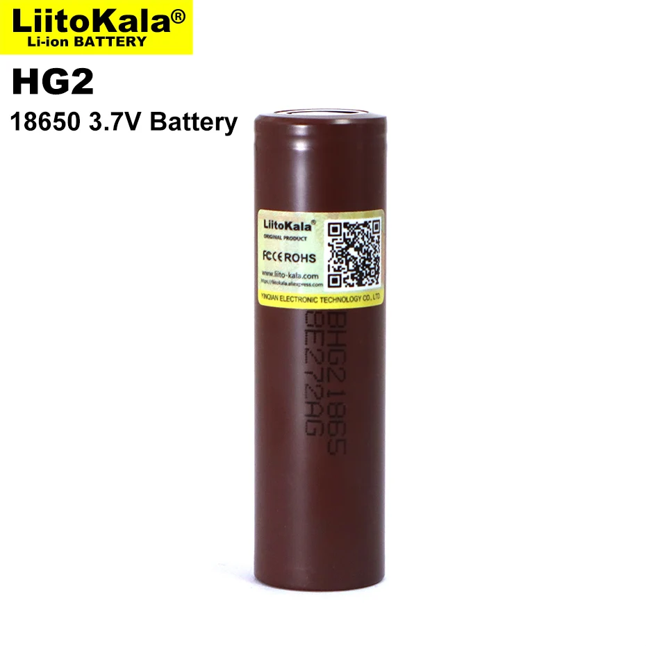 4PCS/VEĽA Liitokala Nové 18650 Batérie HG2 3000mAh o 3,6 V Lítium-Kontinuálne Vypúšťanie 20A Špecializované Elektronické Batérie Obrázok 2
