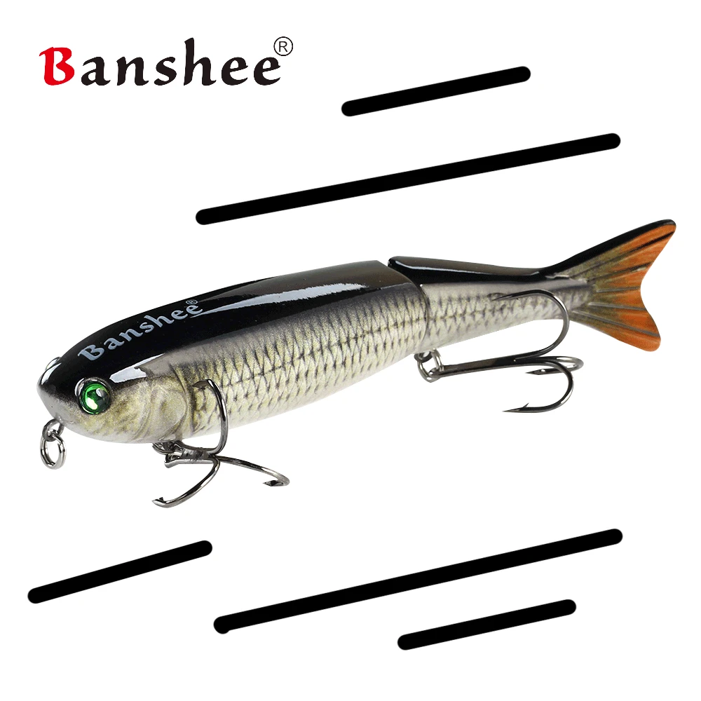 Banshee 127 mm 21 g Ceruzka Lákať Topwater Swimbait Spájané Láka Multi Kľukou/Plávajúce Wobblers Rybárske Crankbait Šťuka Umelé Obrázok 3