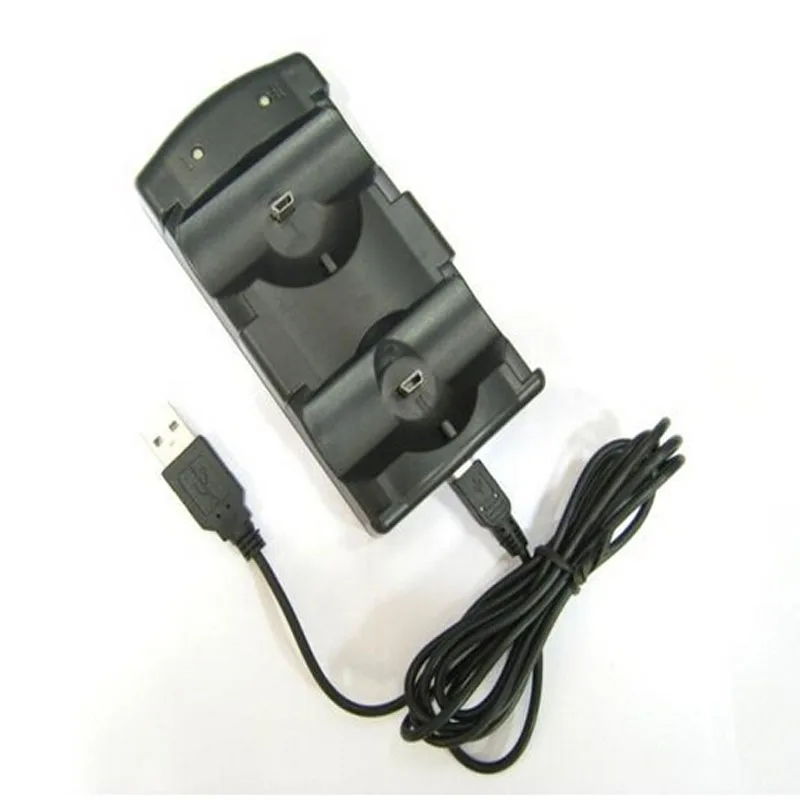 Dual Nabíjací Držiak Dock Nabíjací Stojan +USB Napájací Kábel Kábel pre Playstation Dualshock 3 PS3 Gamepad Radič Presunúť Navigáciu Obrázok 4