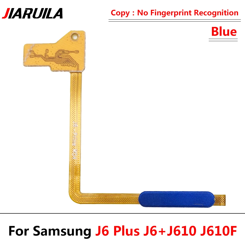 10Pcs，Dotyk ID Fingerprint Sensor Power Prepínač NA VYPNUTIE Strane Home Menu Tlačidlo Tlačidlo Flex Kábel Pre Samsung J6 Plus J6 + J610 J610F Obrázok 4