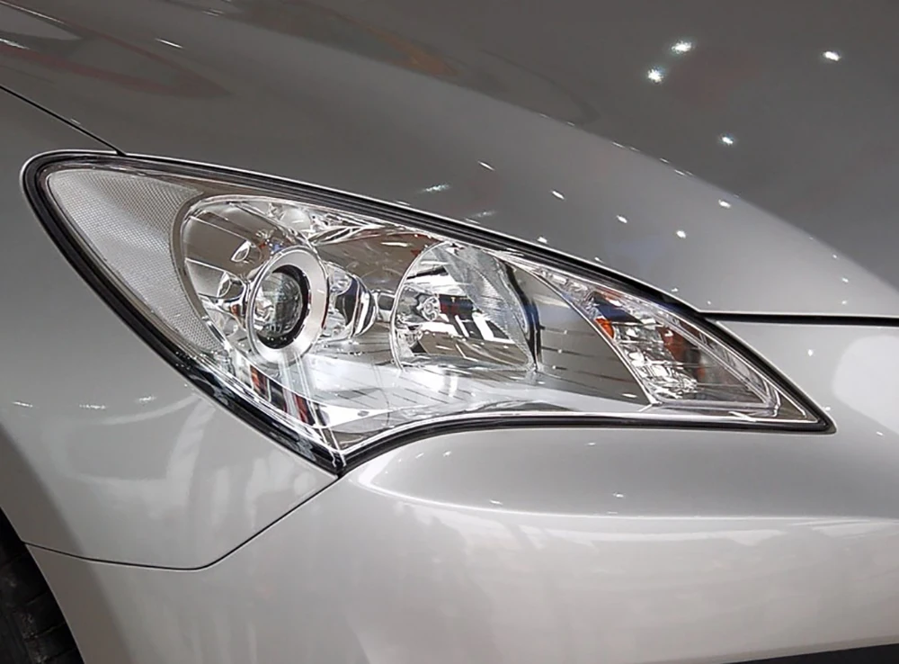 Auto Svetlometu Objektív pre Hyundai Genesis Coupe 2009 2010 Svetlometov Kryt Náhradné Auto Shell Obrázok 4