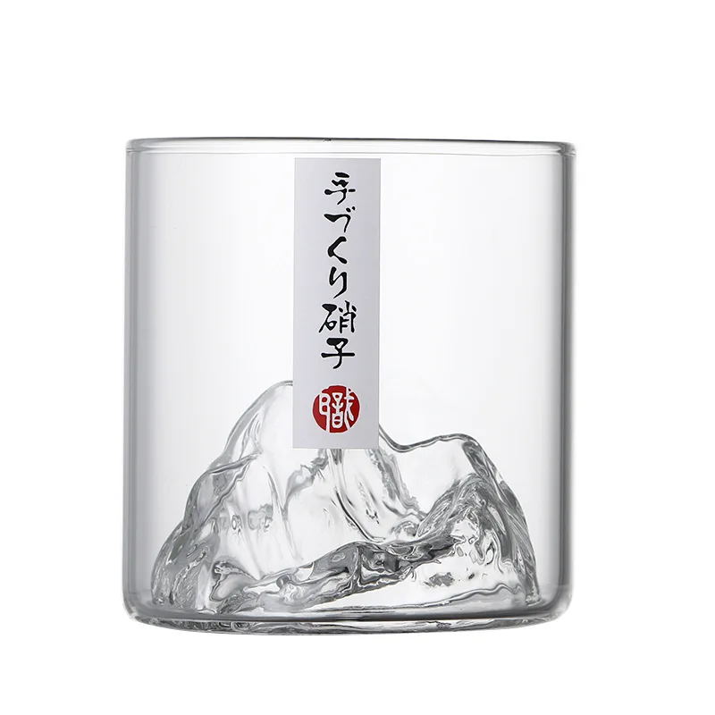 Fuji Horských Sklo Retro Cup Japonských Vodných Pohár Žiaruvzdorné Kávu, Čaj, Pohár Whisky Sklo Obrázok 5
