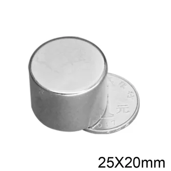 1/2/3/5 KS formátu 25 x 20 mm Silné Silné Silné Magnetické Magnety 25mmx20mm Trvalé Neodýmu Magnet 25x20mm Kolo Magnet 25*20 mm