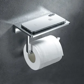 Toaletný Papier Držiak na Uterák Kúpeľňa Skladovanie pochrómovaný Materiál z Nehrdzavejúcej Ocele High-end Kúpeľňa Hardvér Príslušenstvo