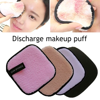 1Pcs Tváre Cleaner Lístkového make-up Nadácie Odstránenie Powder Puff Opakovane Bavlna Umývanie Tváre Lístkového Plyšové Starostlivosť o Pleť, Kozmetické Nástroj