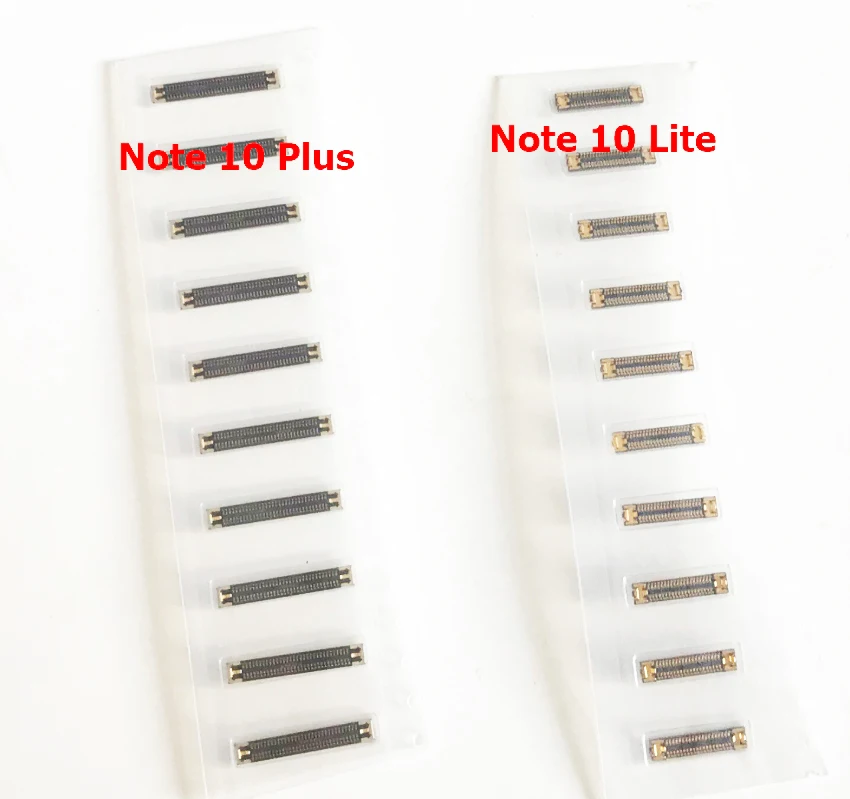 10Pcs Pre Samsung Galaxy Note 8 9 Poznámka 10 Lite S8 S9 S10 Plus S20 Ultra Lcd Displej FPC Konektor Na základnej Doske Obrázok 3